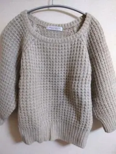 BEAUTY&YOUTH UNITED ARROWS ニット ベージュ 七分袖