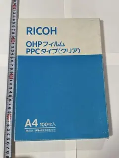 OHPフィルム　PPCタイプ　クリア透明　A4サイズ 約40枚　未使用余り品のサムネイル