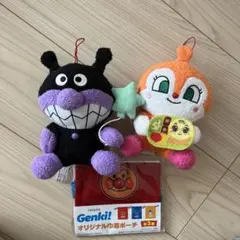 それいけアンパンマン　ころふわぬいぐるみ バイキンマンとドキンちゃん
