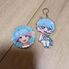 いれいす　ほとけ　グッズ　缶バッチ　アクリルキーホルダー
