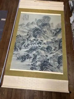 掛け軸 井田仙水 古美術 絹本 かなり昔の東亞美術鑑定価格18万 - メルカリ