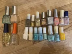 マニキュア20本セット RMK メイベリンなど ベース・トップコート まとめ売りのサムネイル