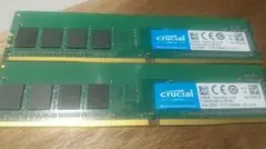 crucial 4GB DDR4 2133 UDIMM メモリ2枚