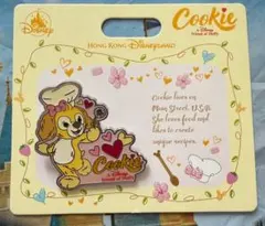 香港ディズニー限定 クッキー ピンバッジ ピンズ　デビュー記念　クッキーちゃん