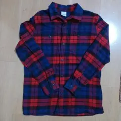 ギャップ　GAP　チェック　長袖ネルシャツ　140