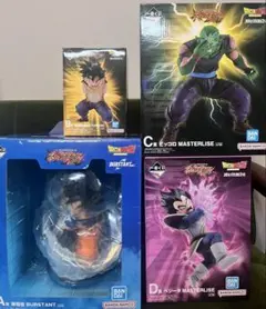 孫悟空 A賞 BURSTANT 一番くじドラゴンボール B賞C賞D賞 4体セット
