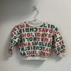 ZARA クリスマスホリデー トレーナー 92cm