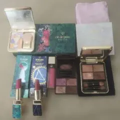 クレド♬限定品口紅2本+セット+ハイライト限定品+オンブルクルールクアドリ2つ等