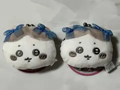 ちいかわ リボン ミニがま口ポーチ ハチワレ 2個セット
