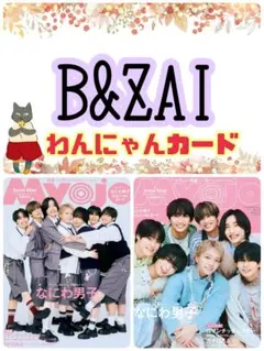 Myojo 11月号 B&ZAI 切り抜き 厚紙カード②