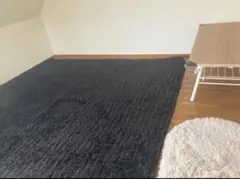 ブラックフワフワラグ 大きめ