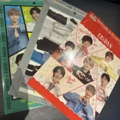③EBiDAN ツルハドラッグ　花王キャンペーン　クリアファイル　全3種　セット