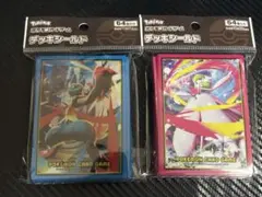 【新品未開封】デッキシールド メガルカリオ メガサーナイト 各1個　64枚入り