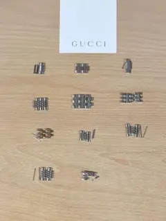 GUCCI 腕時計用コマ.ブレスレットパーツ まとめ売り 純正部品 - 11点のサムネイル