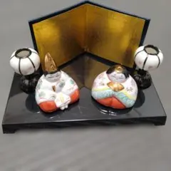 ミ*ラ様 ひな祭り 雛人形 陶器 焼物 卓上 飾り お雛様 龍
