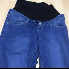 マタニティ ジーンズ Ｍサイズ　パンツ デニム 妊婦 ストレッチパンツ　長ズボン
