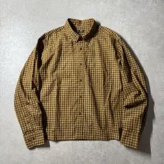 UNIQLO archive c-boy シティボーイ 短丈 長袖チェックシャツ