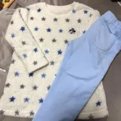 UNIQLO ディズニー　ミニーマウス　KIDS 星柄パジャマ 110cm