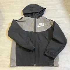 NIKE フード付きウィンドブレーカー S ブラック・グレー
