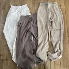 ニットパンツ　3色セット　マタニティ