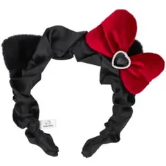 ユニバ キティ カチューシャ 黒