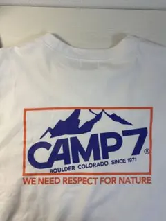 CAMP7 ホワイト 長袖Tシャツ Mのサムネイル