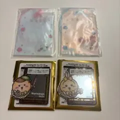 ちいかわ　まじかるちいかわ　ステンドグラス風ミラーステッカー、お守りトレカ入れ