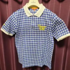 【BEAMS GOLF】 ハウンドトゥース ポロシャツ Mのサムネイル