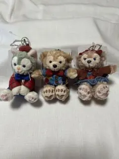 ⑥☆新品・未使用☆ダッフィー ・シェリーメイ・ジェラトーニ　ぬいぐるみストラップ