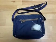 カナナプロジェクト ショルダーバッグ　 ネイビー　未使用チャーム付き