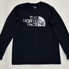 ノースフェイス　ロングスリーブフットプリントロゴティー