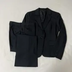 【40・42】ウォッシャブル ザスーツカンパニー 就活 スーツ ブラック
