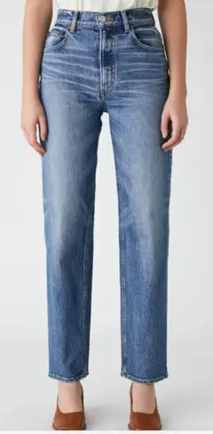 ハイウエストデニムパンツ ライトブルー