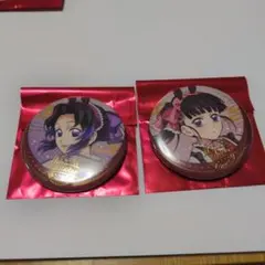 鬼滅の刃 干支2026 午年 缶バッジ 胡蝶しのぶ/栗花落カナヲ