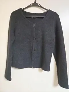 アニエスベー☆黒色長袖カーディガン