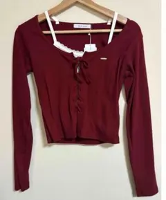 レイヤード　トップス　しまむら　アベイル