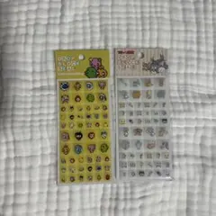 タイルみたいなシール　たまごっち　トムジェリ