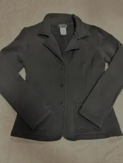 アニエスベー・綿100%ブレザー上着・ブラック　サイズ2