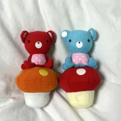 シナダ カンパニー きのこのこ L ぬいぐるみ マスコット くま 平成 레트로
