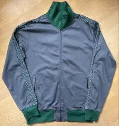 adidas グレー グリーン トラックジャケット
