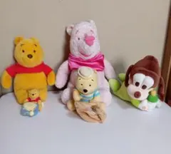 くまのプーさん ぬいぐるみ 4体とハイハイグーフィーセット