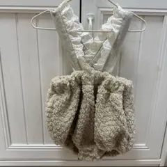 ベベホリック　ラビットブルマ　ロンパース　ベージュ　未使用　L ベビー