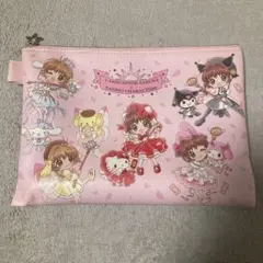 カードキャプターさくら サンリオキャラクター フラットポーチ