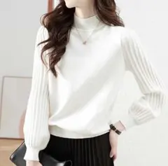 ニット セーター トップス ハイネック