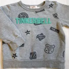 【値下げ！】ティンカーベル トレーナー 90 グレー