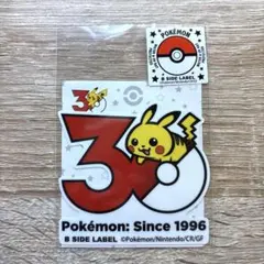ポケモン30周年】ピカチュウB-SIDE LABEL ステッカー - メルカリ