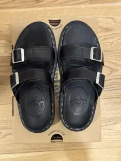 Dr. Martens サンダル　MYLES WS ブラック ホワイトステッチのサムネイル