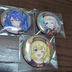 にじさんじ 缶バッジビスケット 天宮こころ 町田ちま 星川サラ