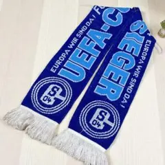 【希少】 FC Schalke 04 シャルケ サッカーマフラー 輸入品 ニット