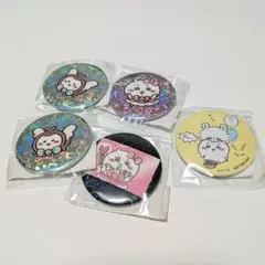 ちいかわ ホログラム 缶バッジ 5点セット まじかる カブトムシ